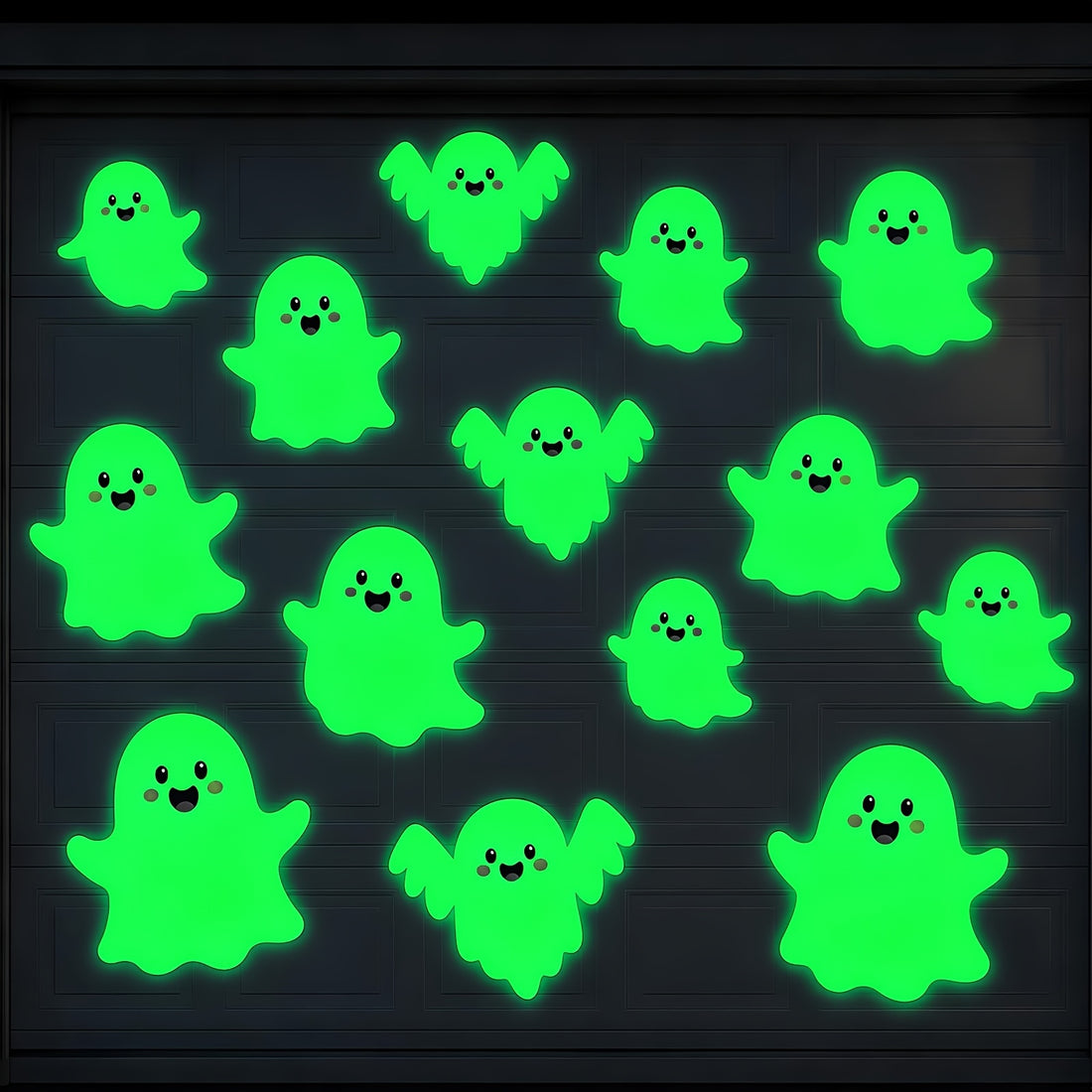 15 in dark garage door magnets luminous in