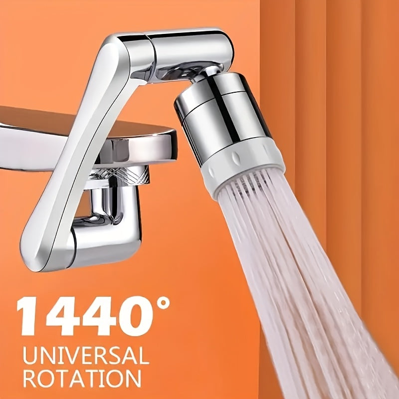 1pc 1440 swivel spray head chrome abs material smooth