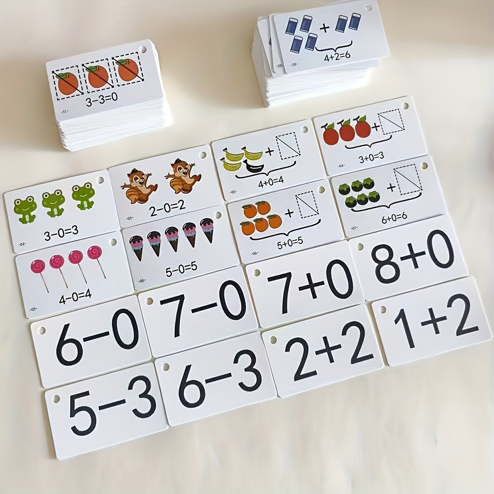 set 132 cards addition subtraction 0 10