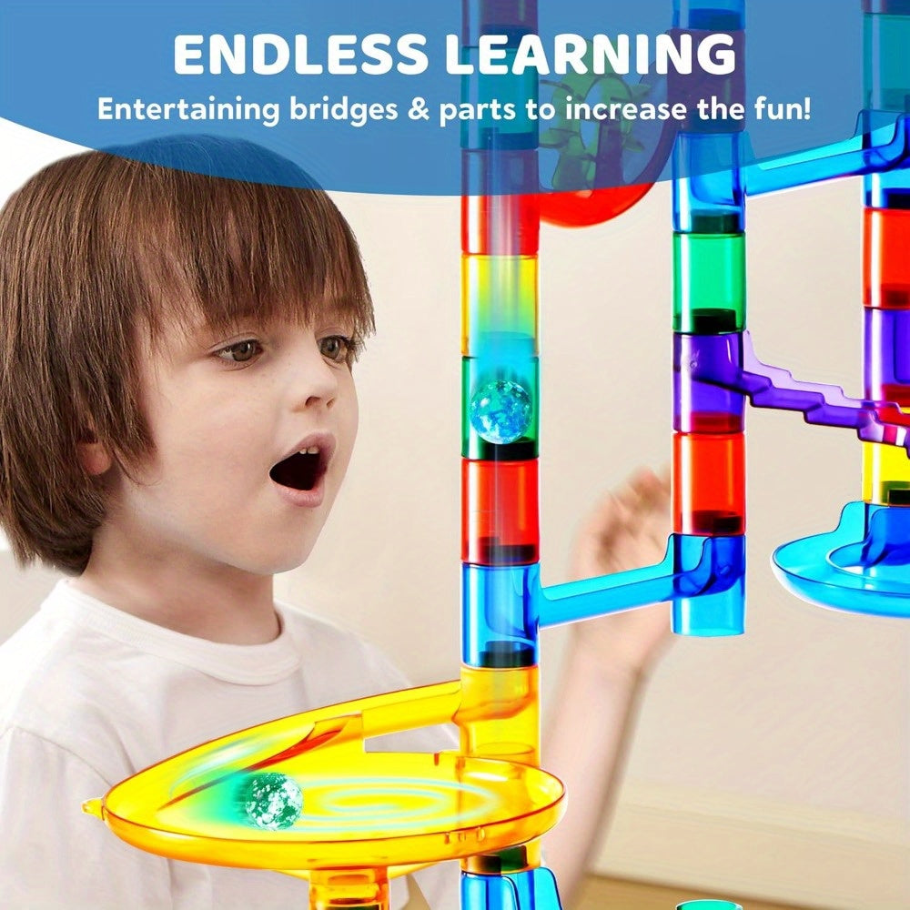 glowing kids 207pcs stem building blocks