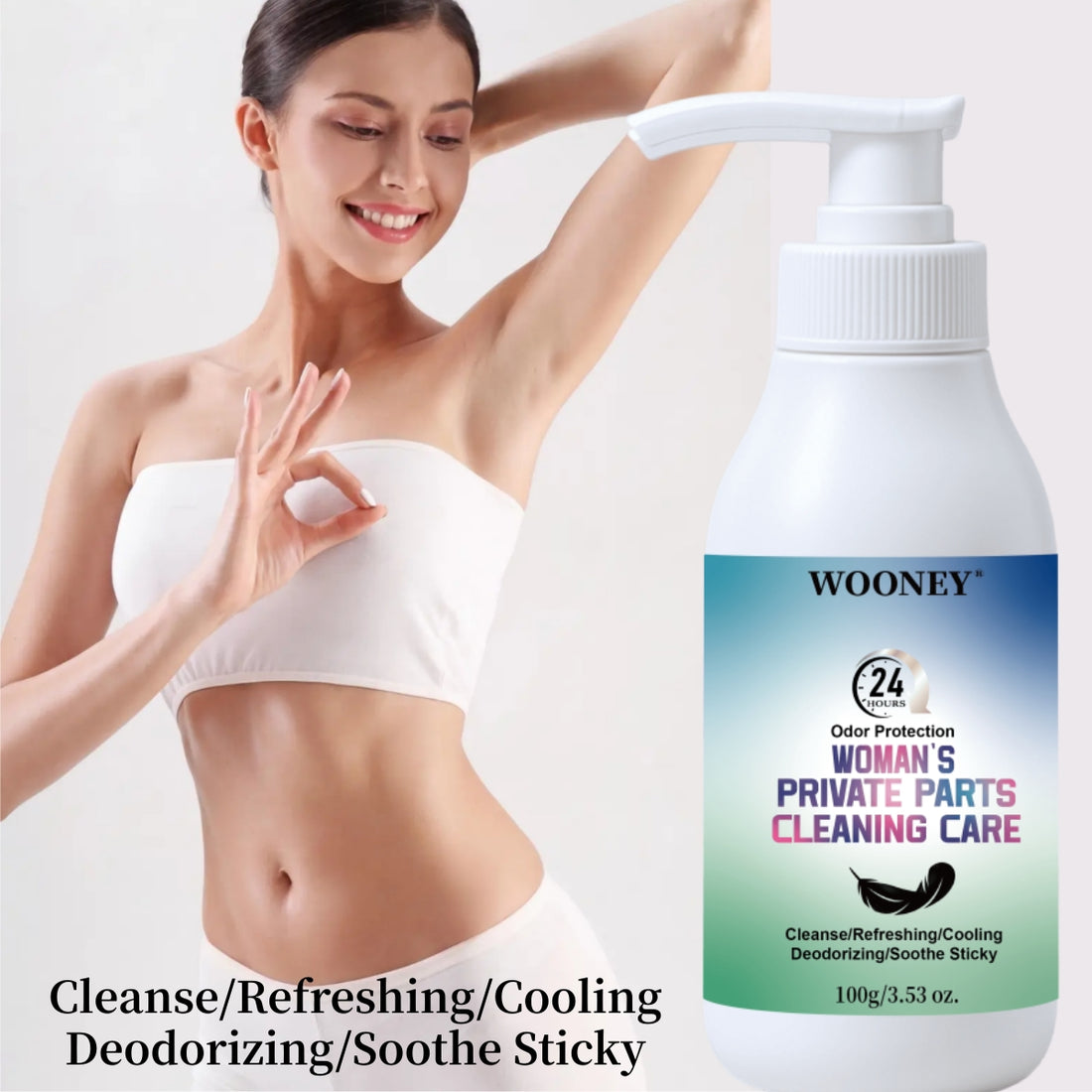 woman cleaning care 3 in 1 cleaning