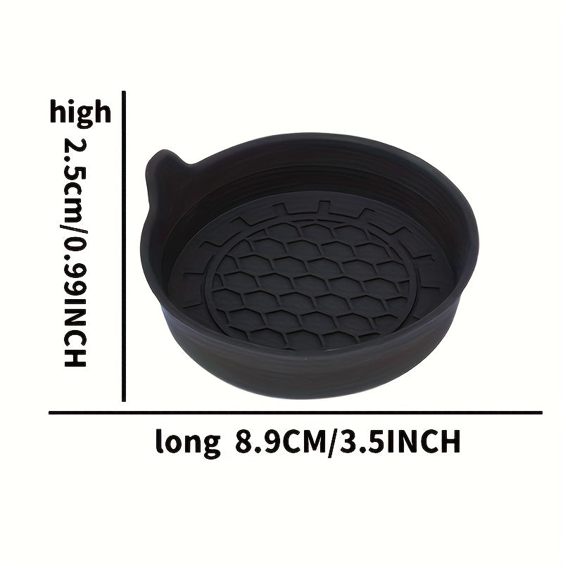 car silicone coaster car universal round car