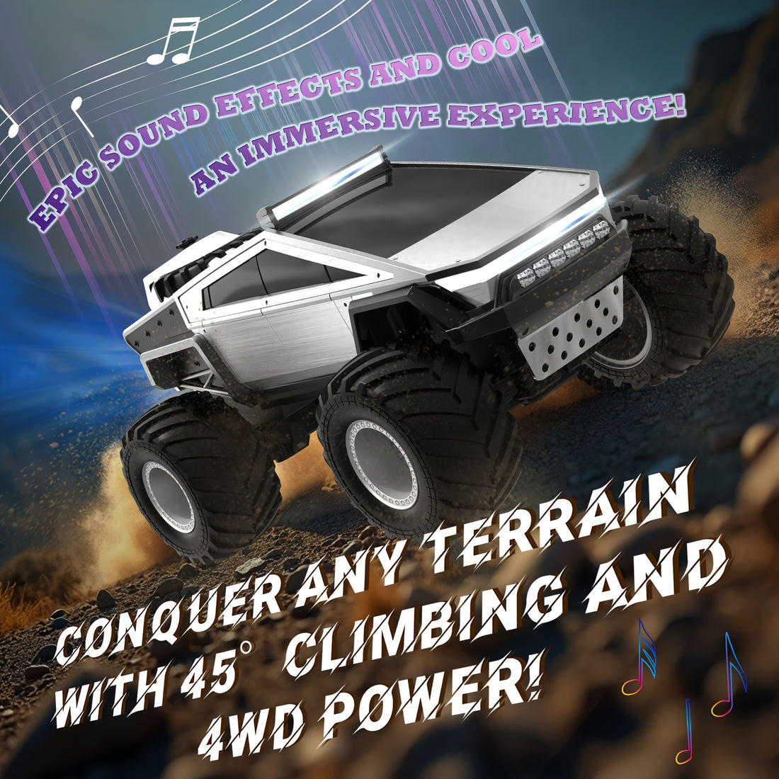 truck toy 2 4ghz 4wd terrain truck toy