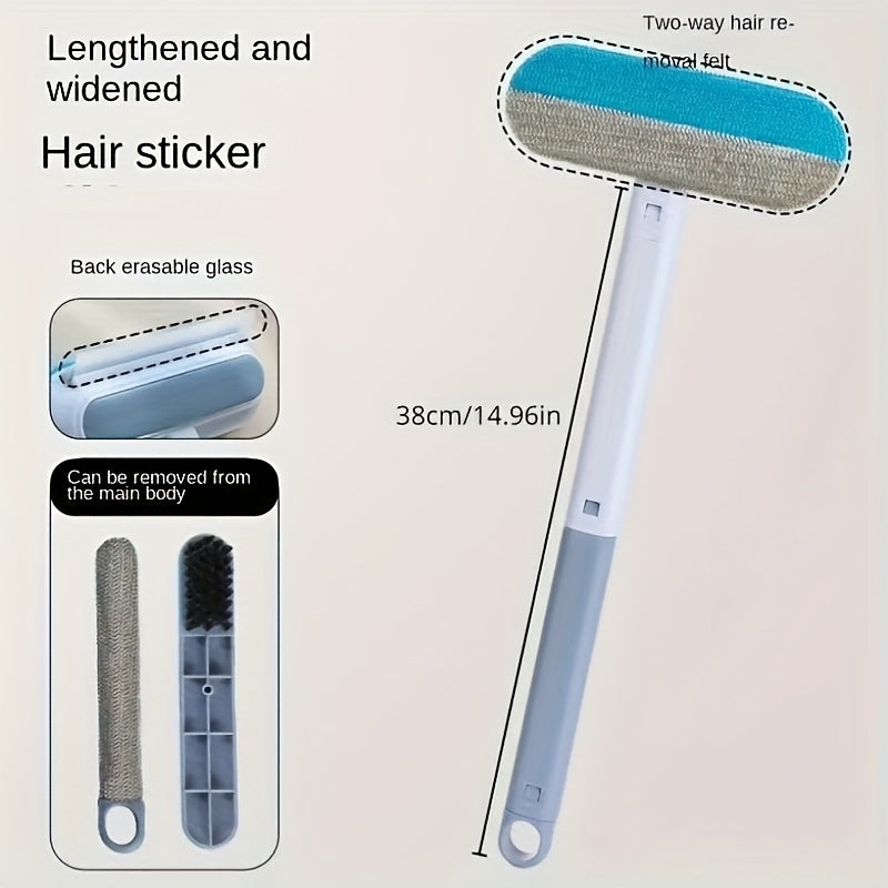 1 functional pet hair remover long handle durable