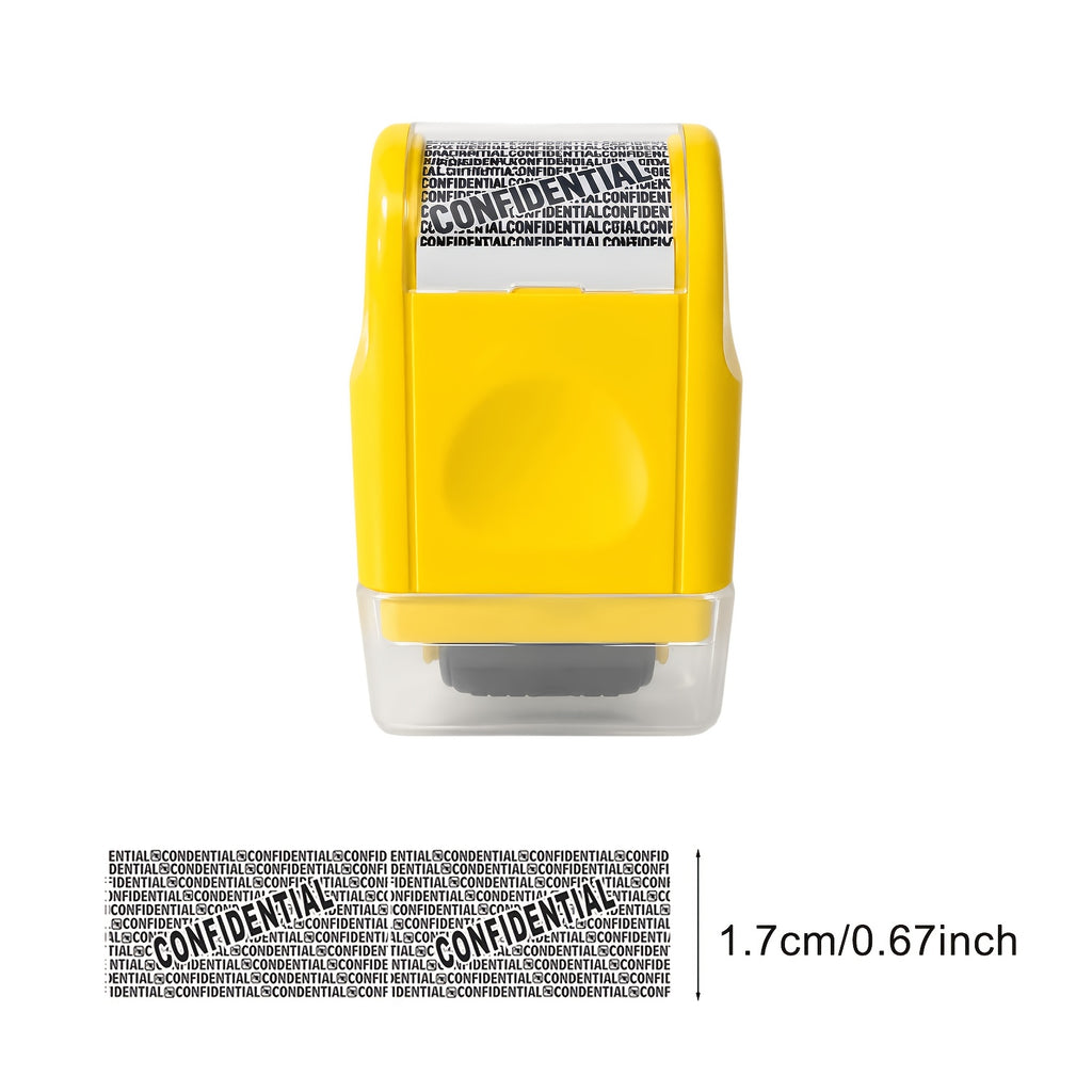 1pc   roller stamp confidential data defender