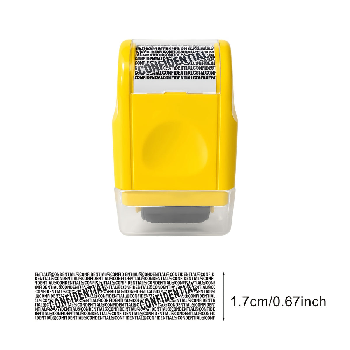 1pc   roller stamp confidential data defender