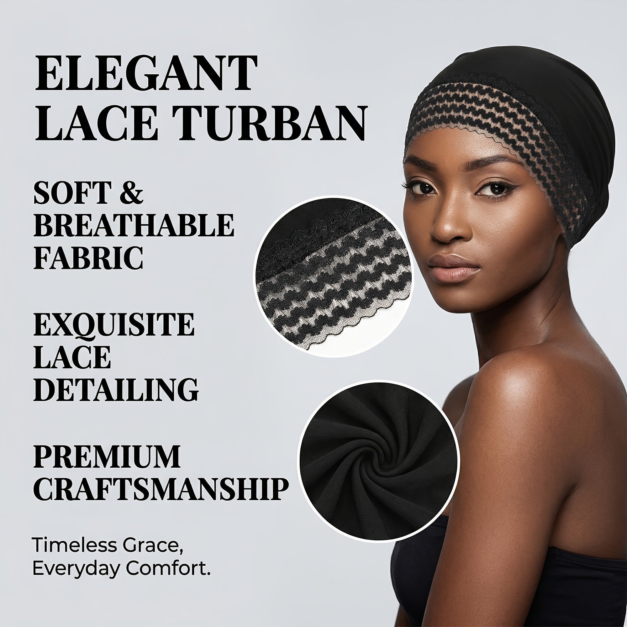 womens solid color turban   fashionable versatile base