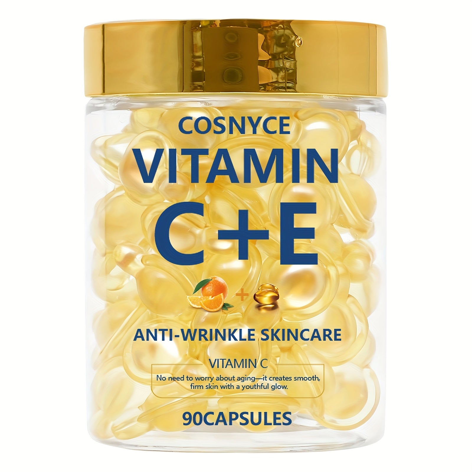 cosnyce 90pcs vitamin c e skincare essence capsules vitamin