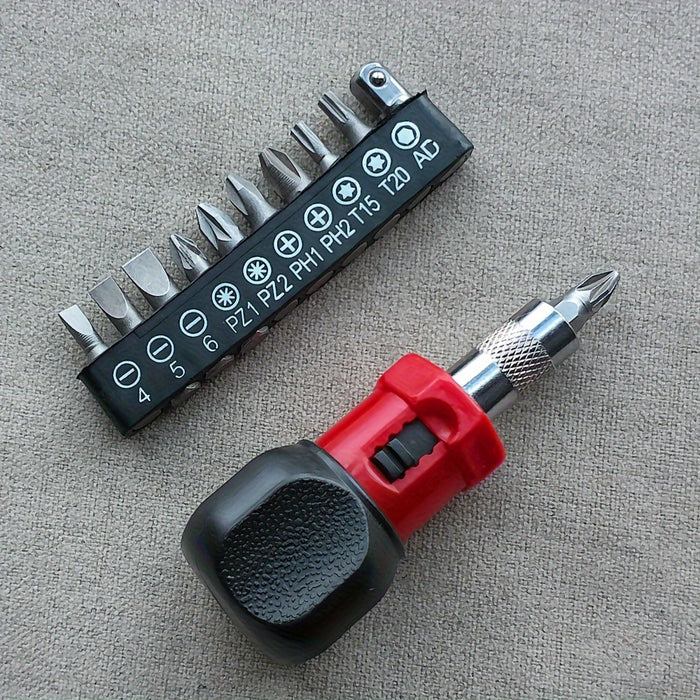 multifunctional ratchet screwdriver reversible quick labor