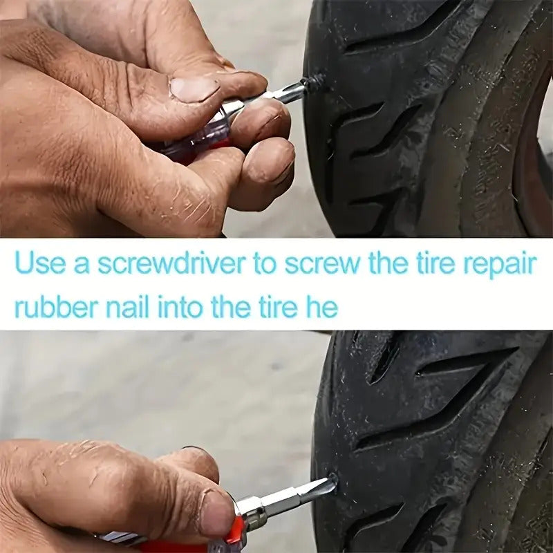 20 30 50pcs 6mm 8mm rubber plugs tire repair self tapping