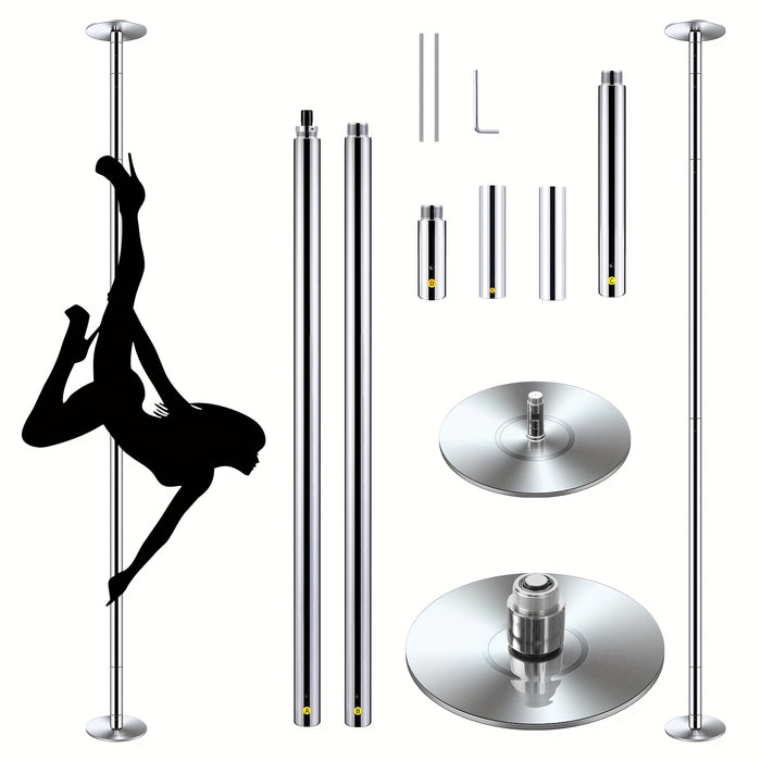 adjustable 45  dance pole removable spinning