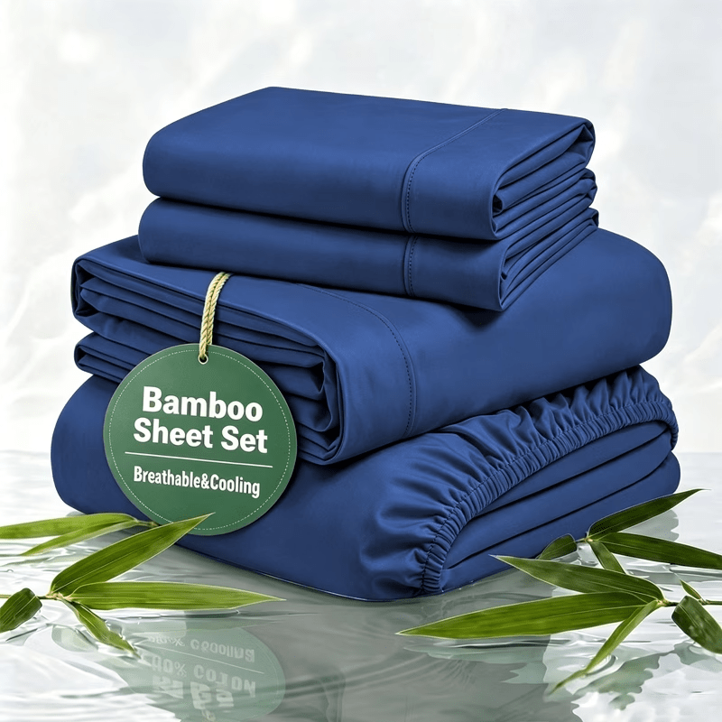 4pcs bamboo fiber sheet set 2200