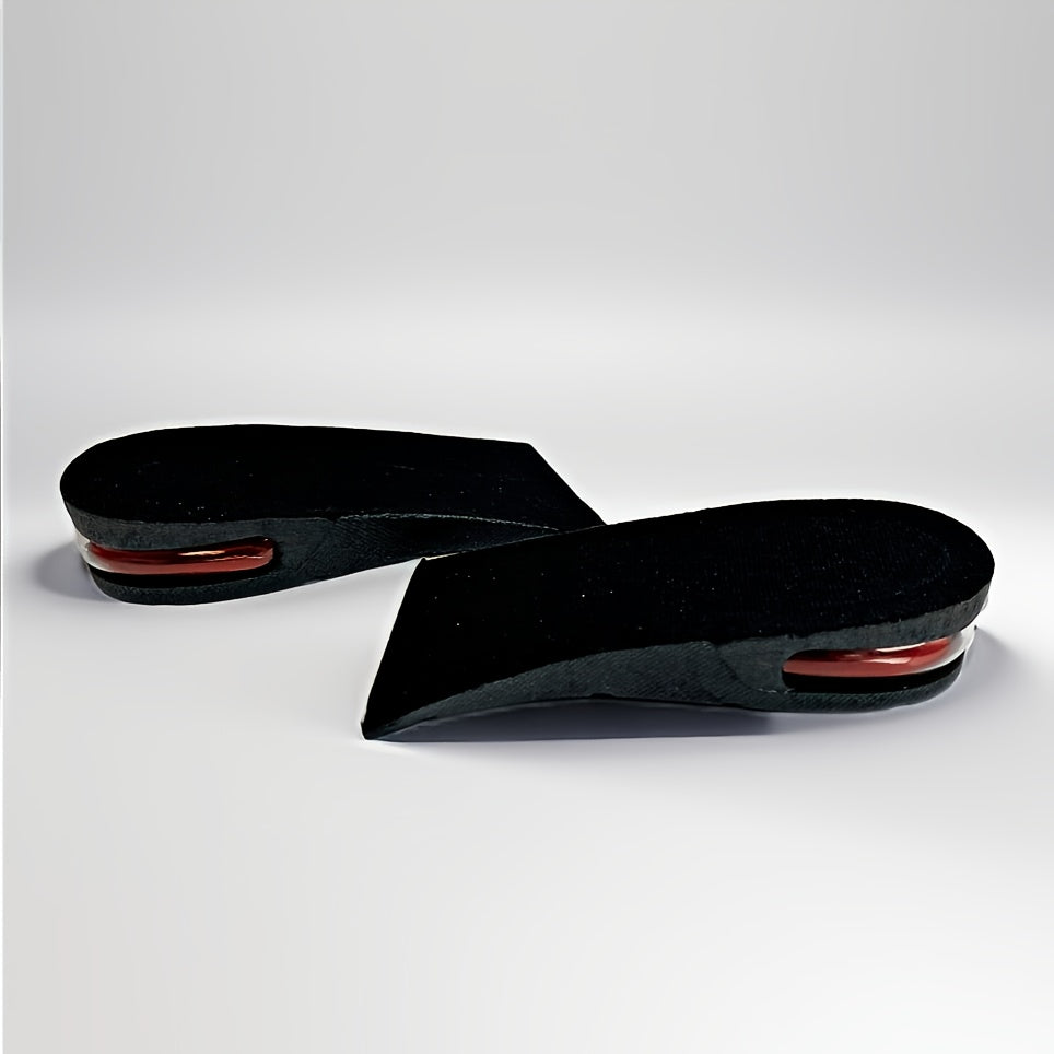 1 pair men women height increase shoe lift insoles