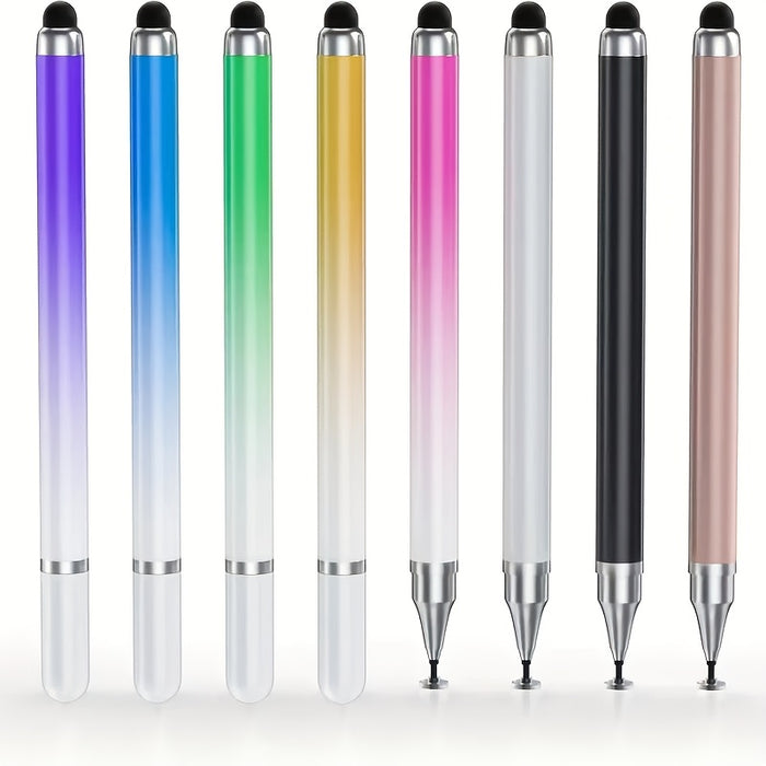 8pcs 5pcs 3pcs dual tip stylus pen vibrant gradient colors