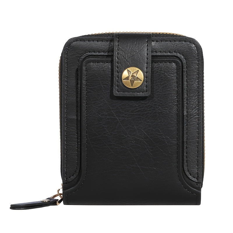 mens zipper wallet retro short length cross border hot item