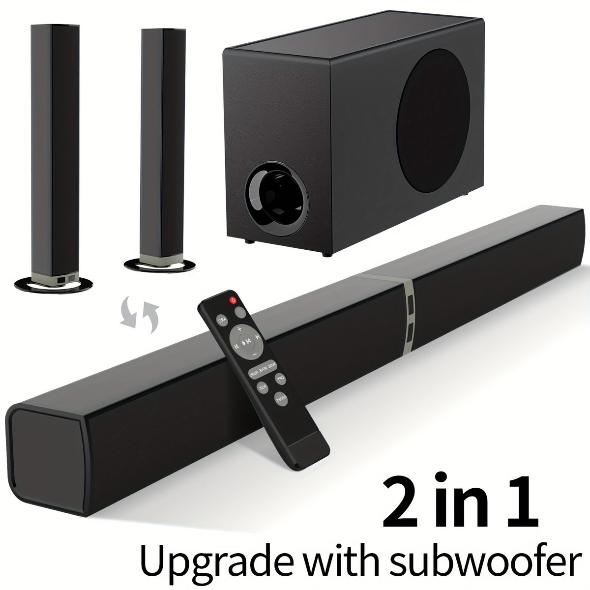 2   bar soundbar smart tv wireless speaker