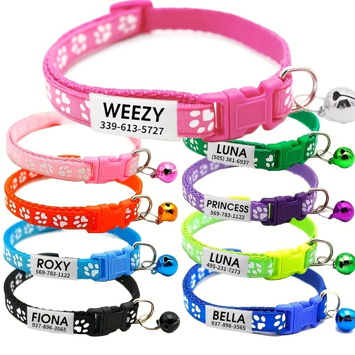 custom product adjustable personalized colorful collar dogs