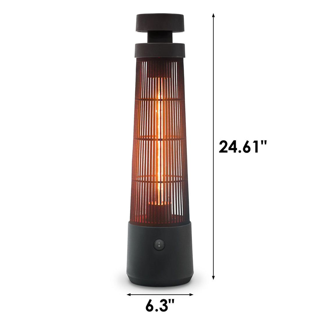 1200 Watt Electric Standing Patio Heater