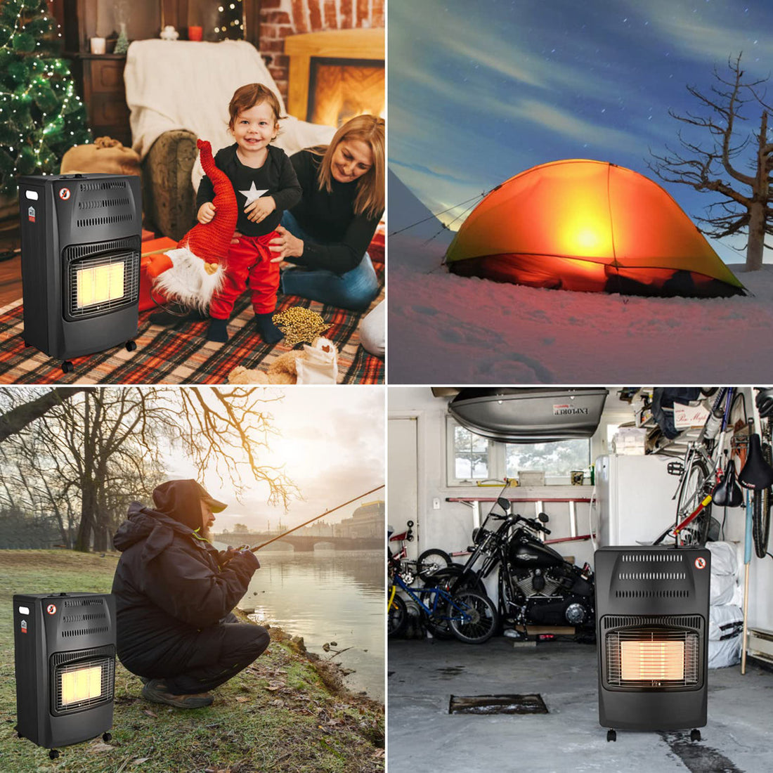 14250 Propane Standing Patio Heater