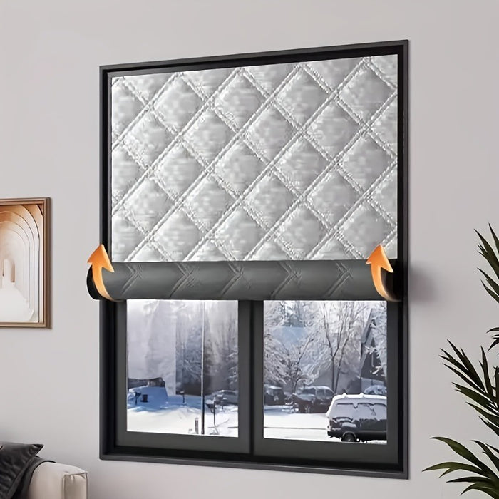 blackout thermal insulated curtain suitable no drill tape