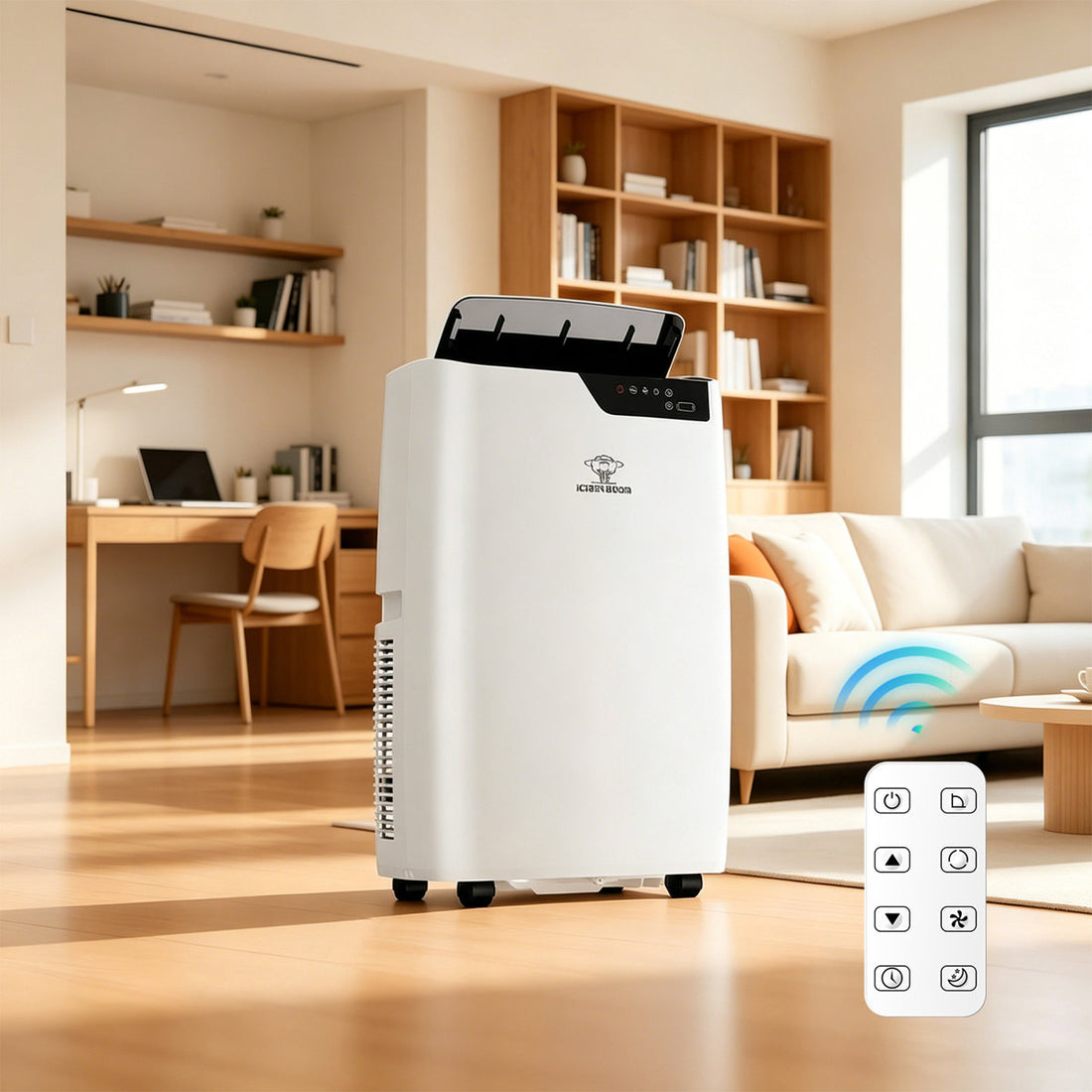 14,000 BTU Portable Air Conditioner With Heater, 4-In-1 Ac Unit With Dehumidifier, Sleep Mode, And 3 Fan Speeds - Cools & Heats Up To 750 Sq. Ft. RHKT14030