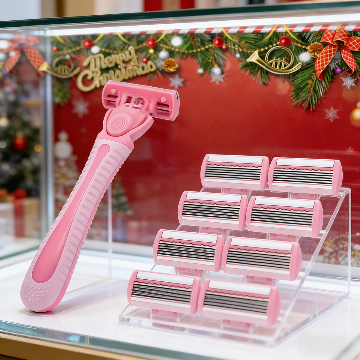 1 handle 18   womens epilator body bikini manual razor