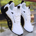 1 pair mens casual sports shoes round toe low