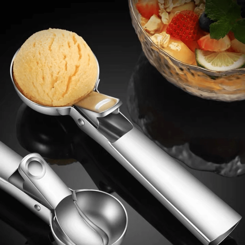 heavy duty stainless steel ice cream scoop trigger ideal ice