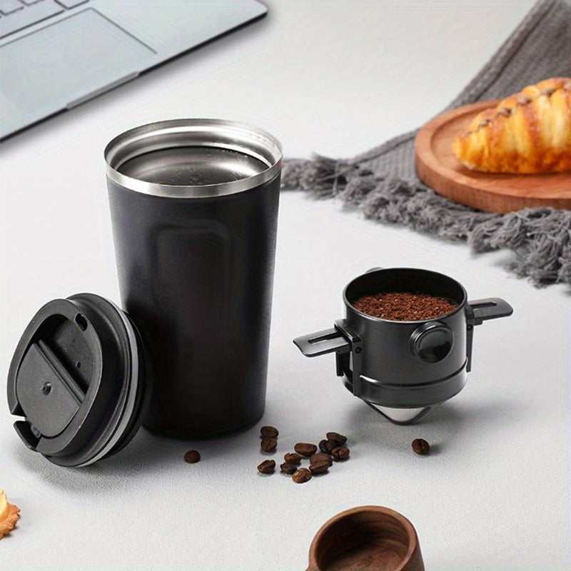 portable stainless steel reusable coffee filter foldable