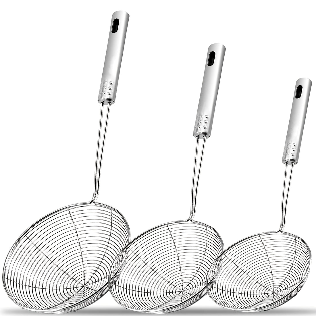 1 stainless steel   web design strainer spoon