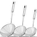 1 stainless steel   web design strainer spoon