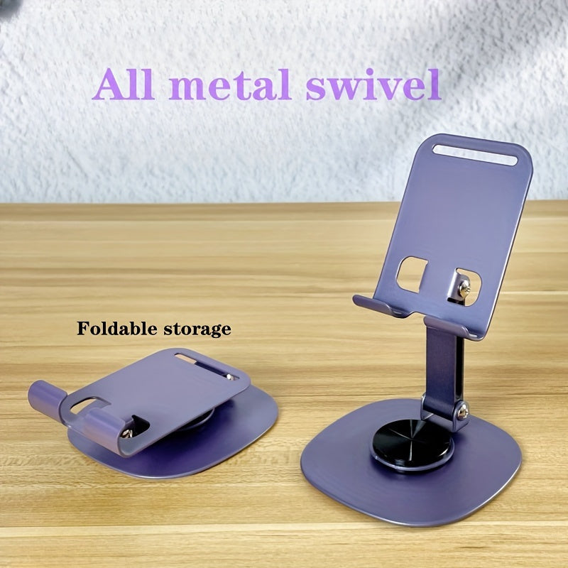 aluminum alloy phone stand waterproof 360 rotating desk