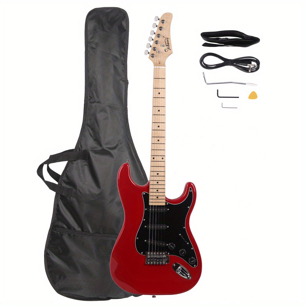 ast stylish electric guitar kit black pickguard black