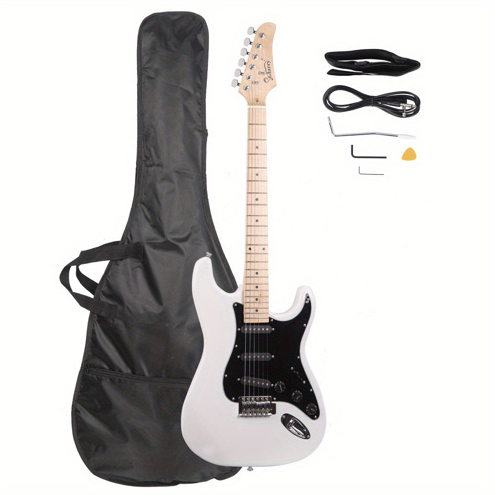 ast stylish electric guitar kit black pickguard black