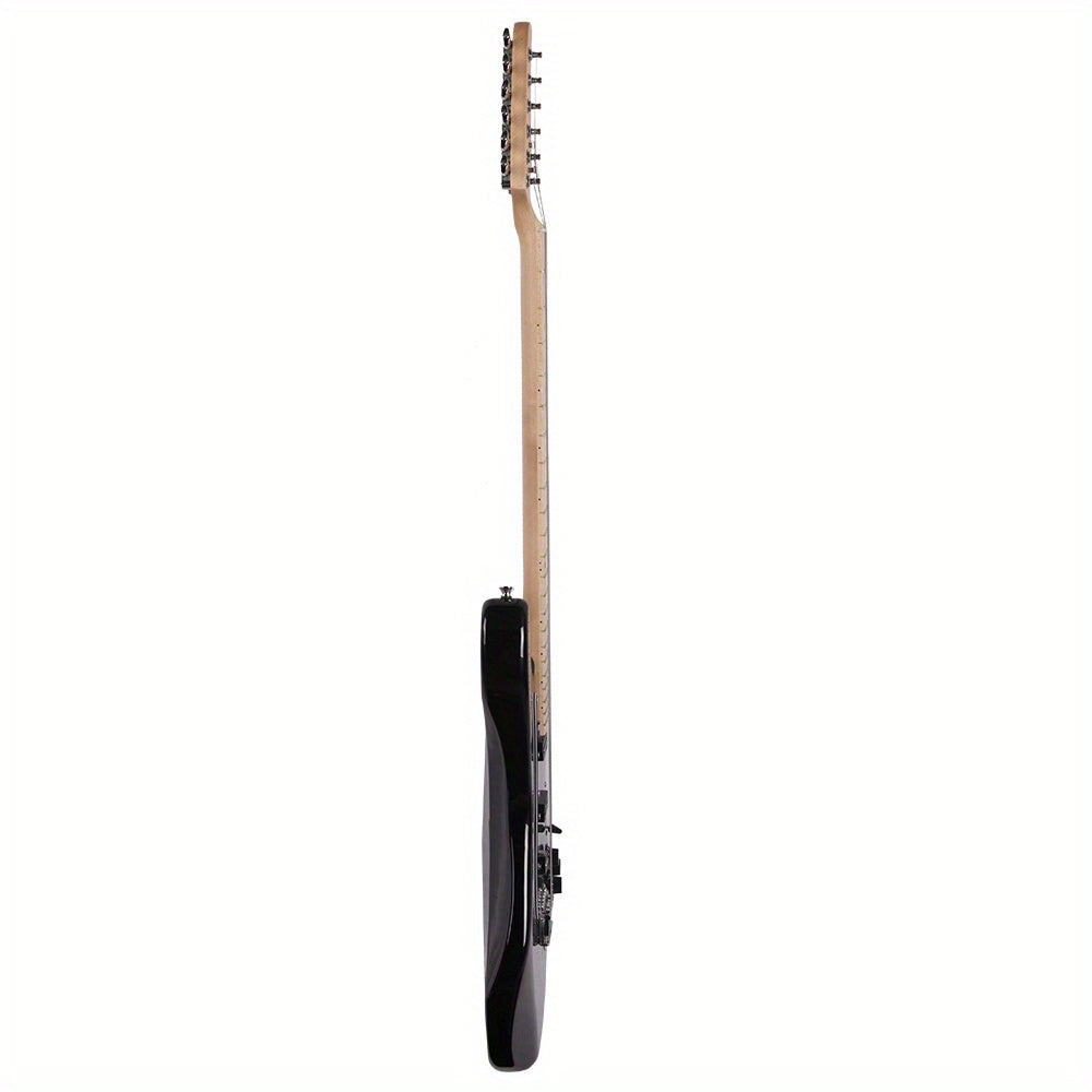 ast stylish electric guitar kit black pickguard black