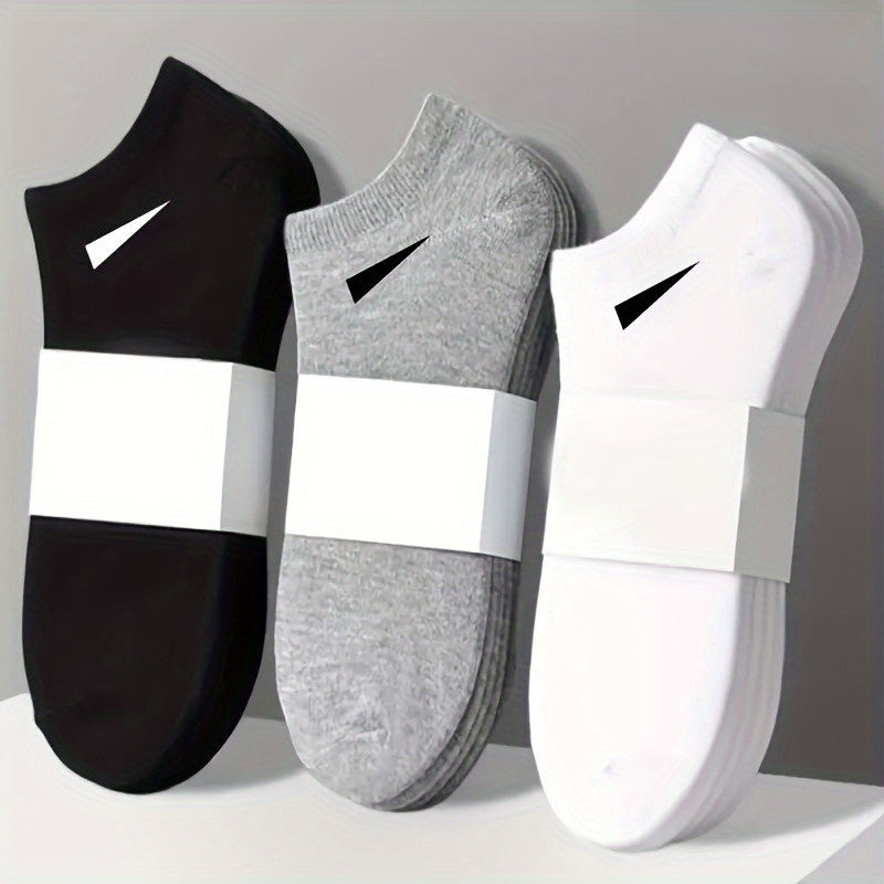 6pcs 3pairs mens heavy duty polyester fiber boat socks