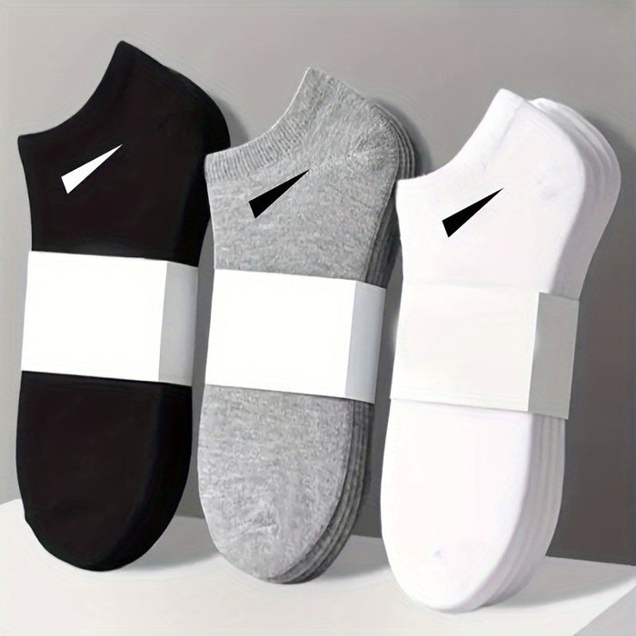 6pcs 3pairs mens heavy duty polyester fiber boat socks