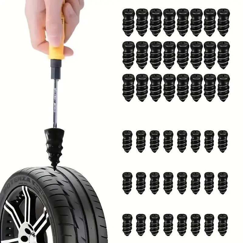 20 30 50pcs 6mm 8mm rubber plugs tire repair self tapping