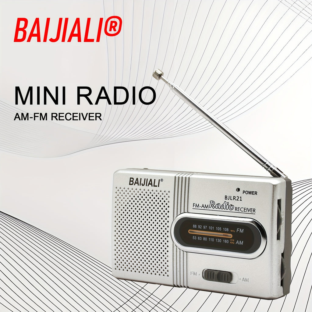 portable fm pocket radio speaker headphone jack