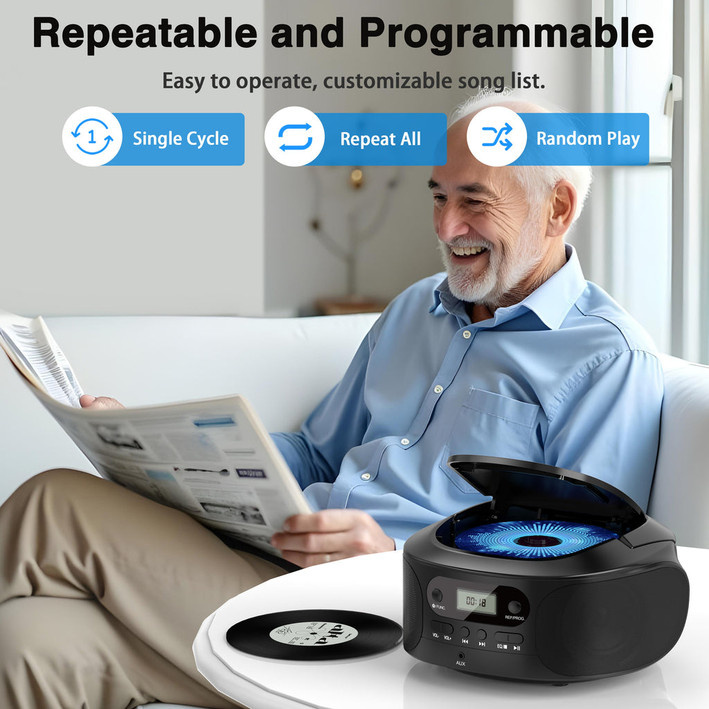 portable cd player boombox cd cd r cd rw compatible