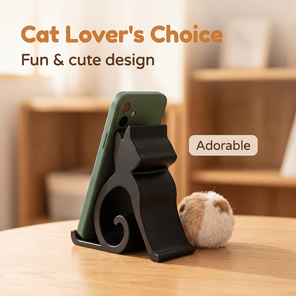 cute cat phone holder universal lazy bracket phone tablet