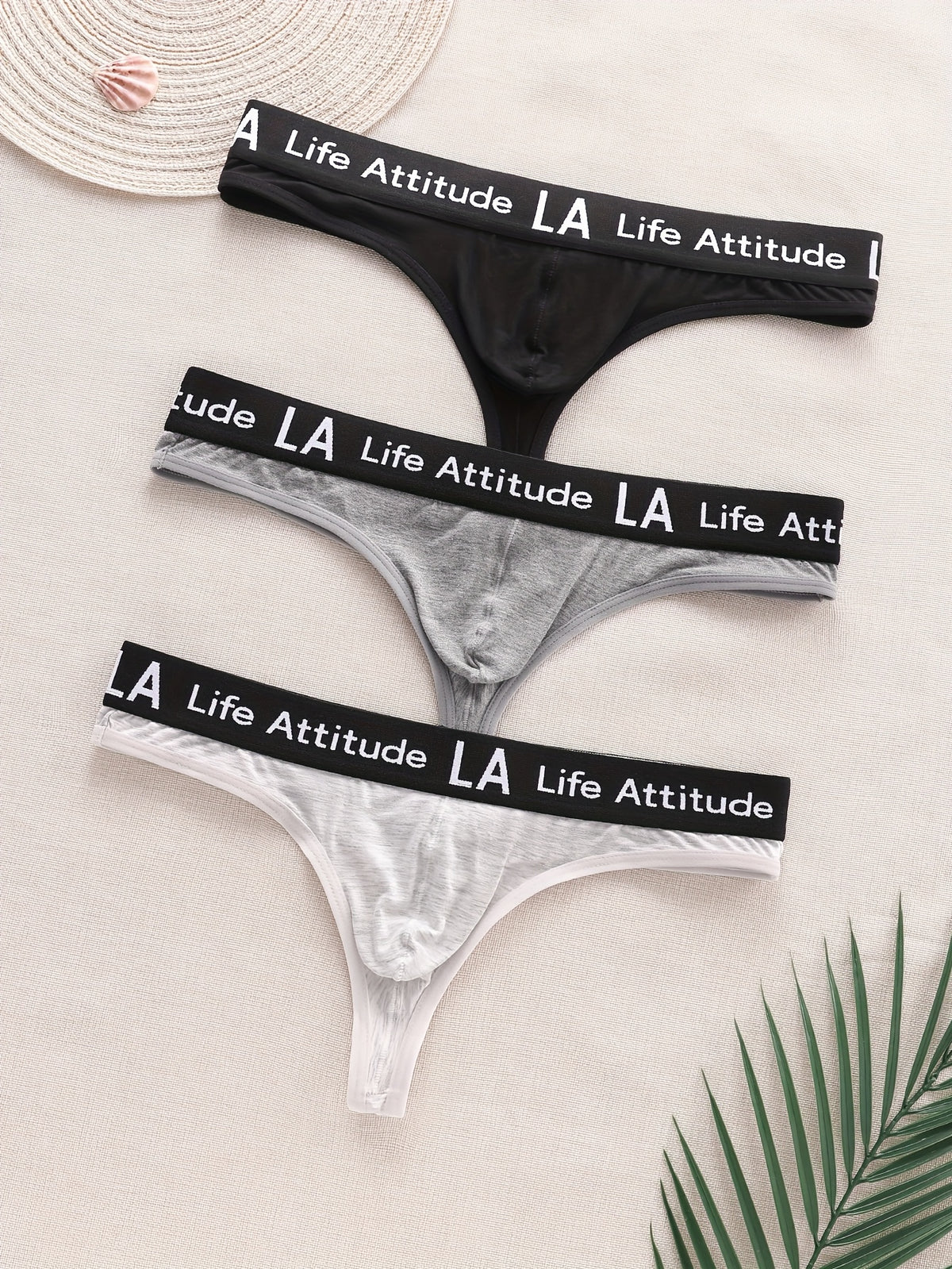 set     stylish breathable low   underwear in