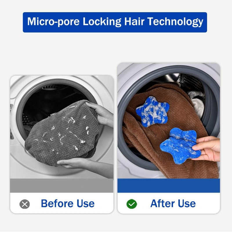 6 reusable pet hair removers   shaped hair removers