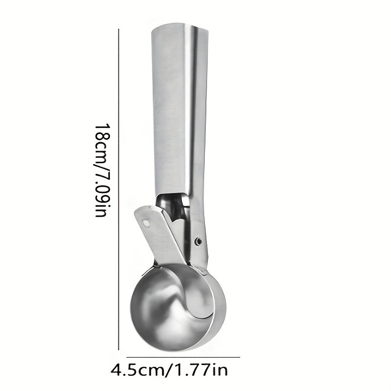 heavy duty stainless steel ice cream scoop trigger ideal ice