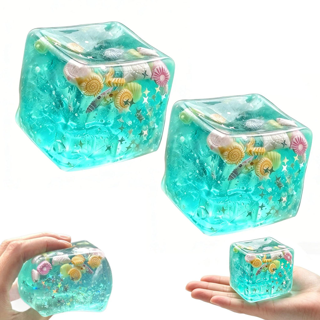cube   shell squeeze toy soft slow rebound sensory