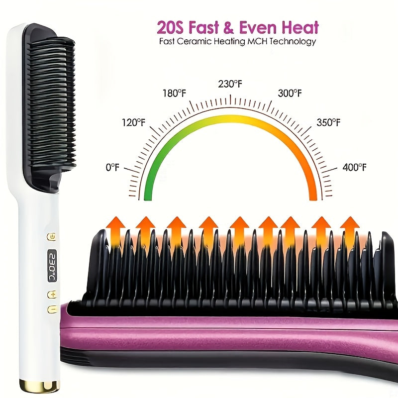 electric straightening brush a versatile heated comb