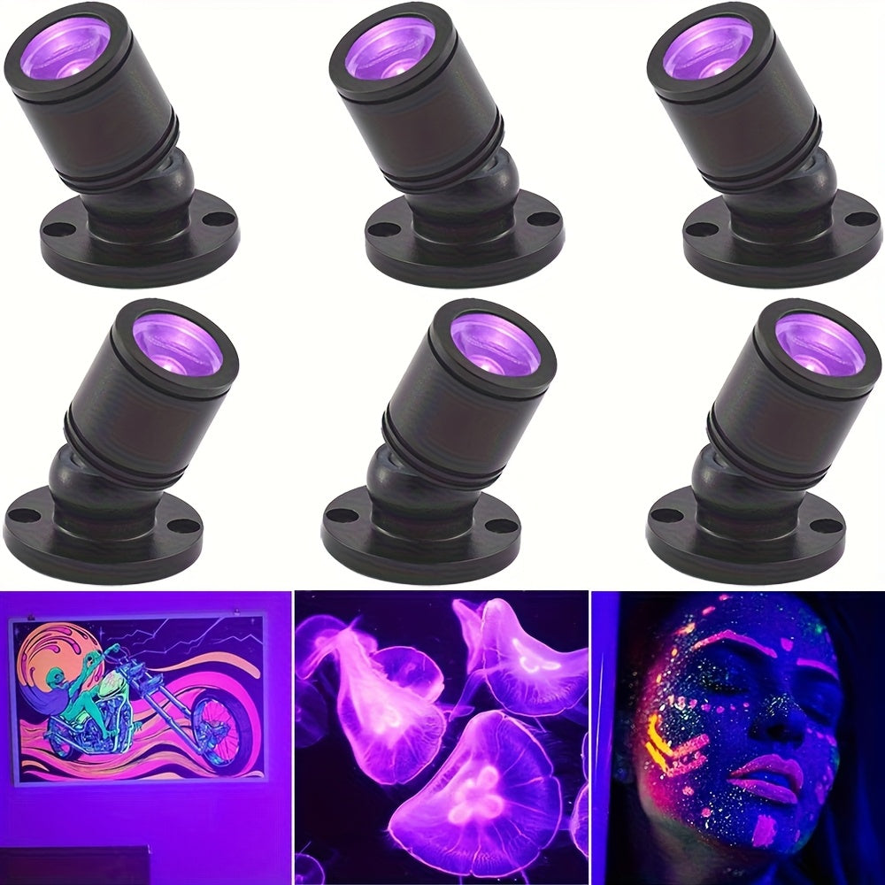 6 4 2pcs led uv blacklight usb powered 1w blacklight violet