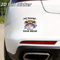 2d flat stickers fun cows exquisite car stickers advanced