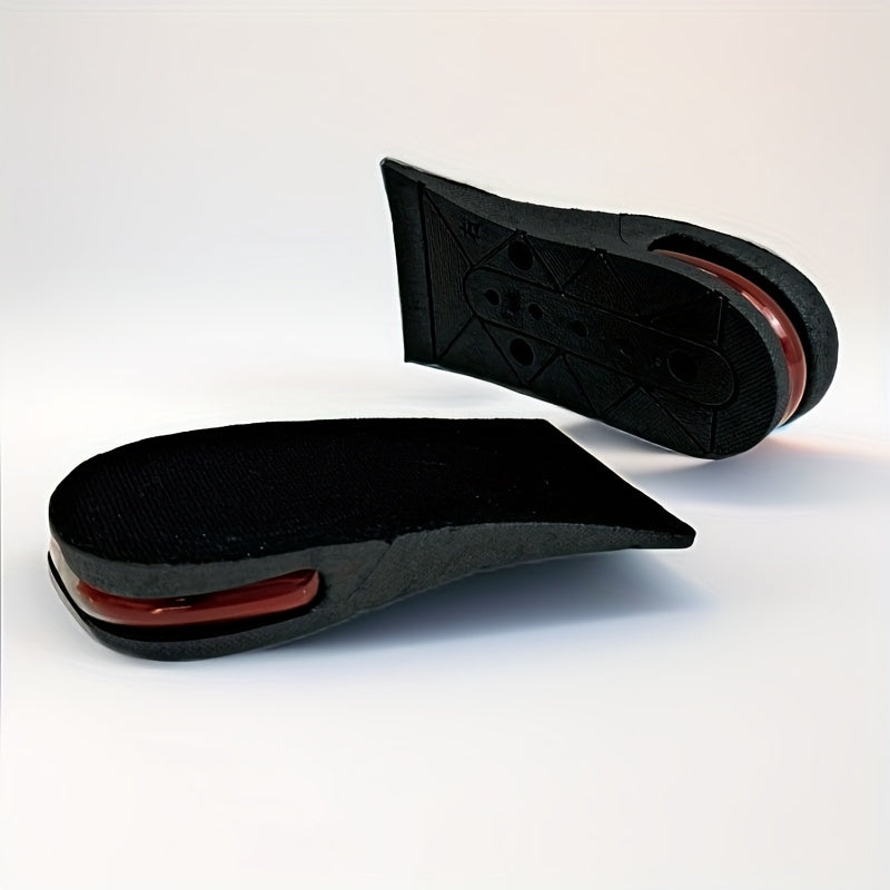1 pair men women height increase shoe lift insoles