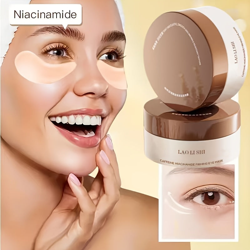 60pcs   eye masks niacinamide infused firming